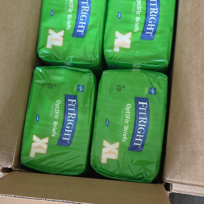 FitRight OptiFit Ultra Incontinence Briefs XL 1000ml Disposable Green Pack