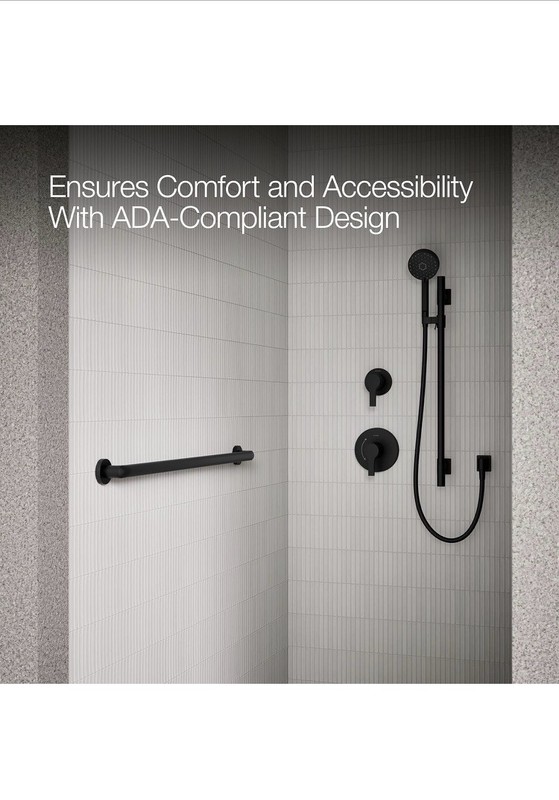 Kohler K-24551-BL Kumin 36" Grab Bar - Matte Black gallery