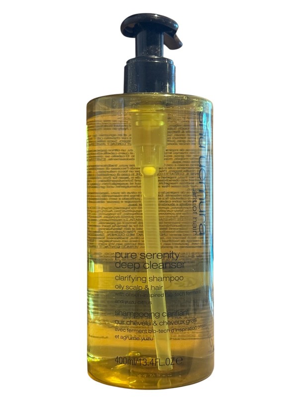 Shu Uemura Pure Serenity Deep Cleanser Clarifying Shampoo Oil Removing Hair Clea