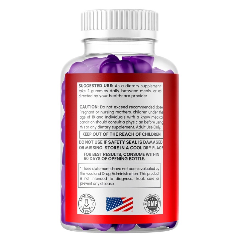 (1 Pack) Max Force Power Male Gummies Advanced Support Supplement 60 Gummies gallery