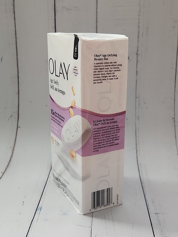 OLAY Age Defy Beauty Bar Soap, 6 Bars, Total 19 fl oz gallery