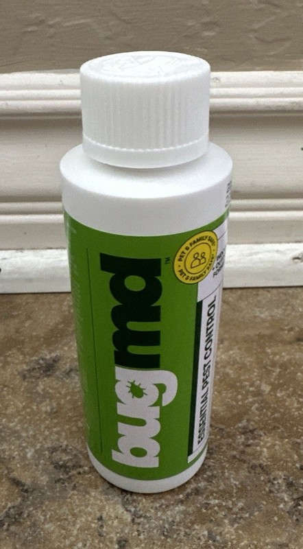 BugMD Pest Control Essential Oil Concentrate 3.7 oz Expire. 03/2026