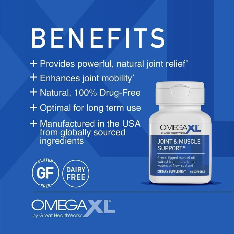 Omega XL 300 Capsules Green Lipped Mussel Joint & Muscle Relief Supplement, FAST gallery