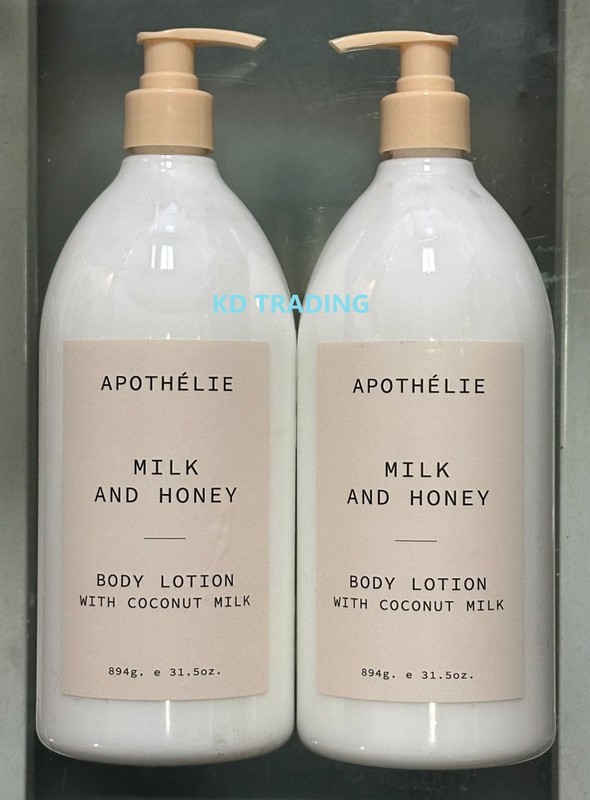 2-Pk~ APOTHELIE ~ COCONUT MILK + HONEY Shea Butter Moisturizing BODY LOTION 894g