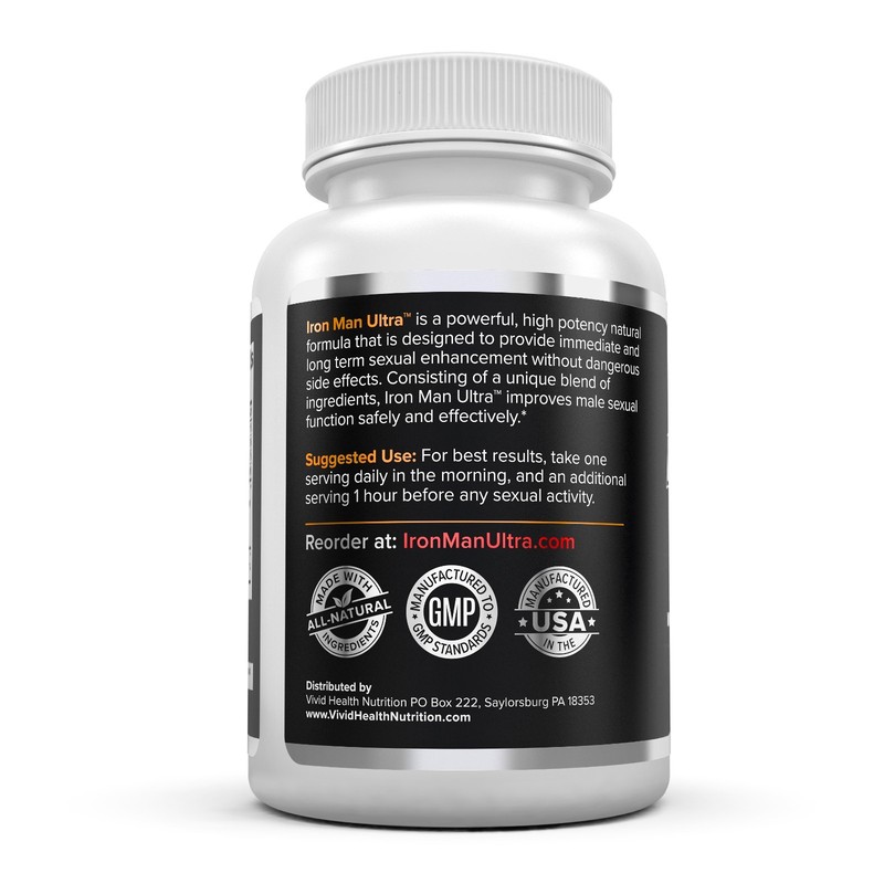 Iron Man Ultra 5 Bottles - High Potency Natural Male Enhancement (30 Capsules) gallery