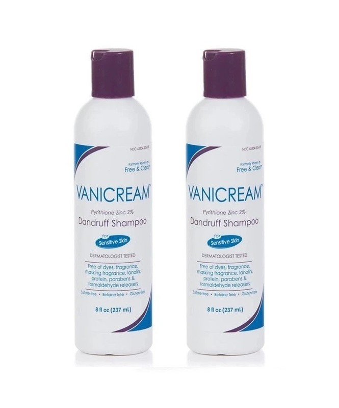 2 Bottles – Vanicream Medicated Anti-Dandruff Shampoo Pyrithione Zinc 2%