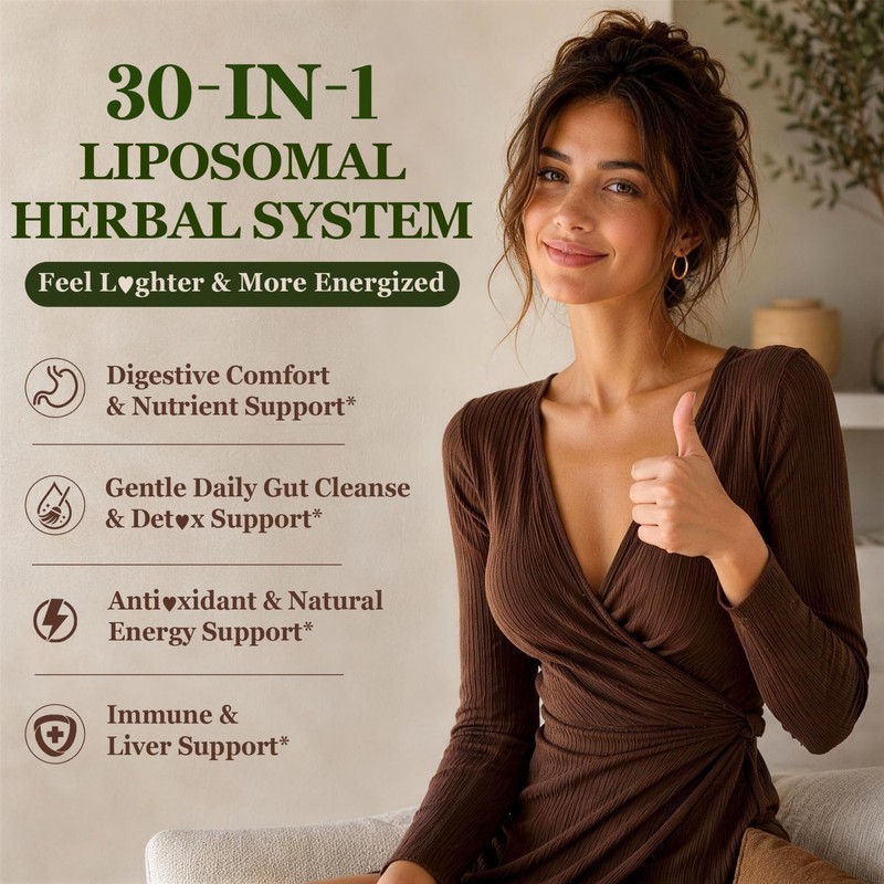 30-in-1 Wormwood Black Walnut Clove Cleanse Tincture - Gut Health & Digestive Su gallery