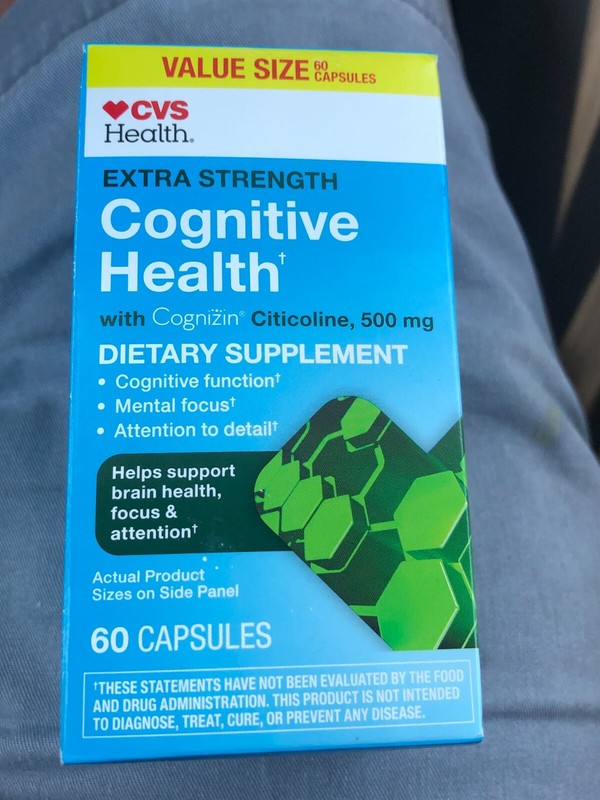 Extra Strength Cognitive Health 60 capsules EXP 9/2026+