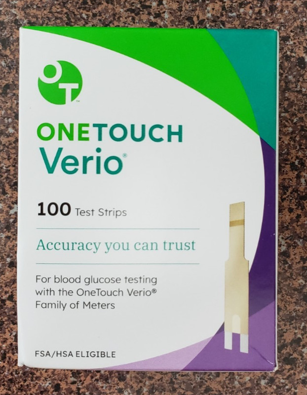 300 One Touch Verio Test Strips exp 10/2026++ Sealed