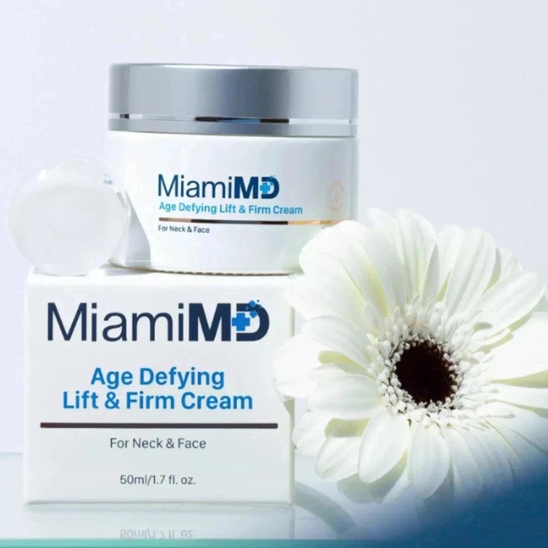 2 pack MiamiMD (Miami MD) Age Defying Lift & Firm Cream For Neck And Face – 50ml