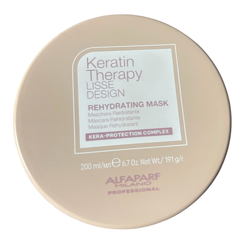 Alfaparf Milano Keratin Therapy Lisse Design Rehydrating Mask 6.7 oz