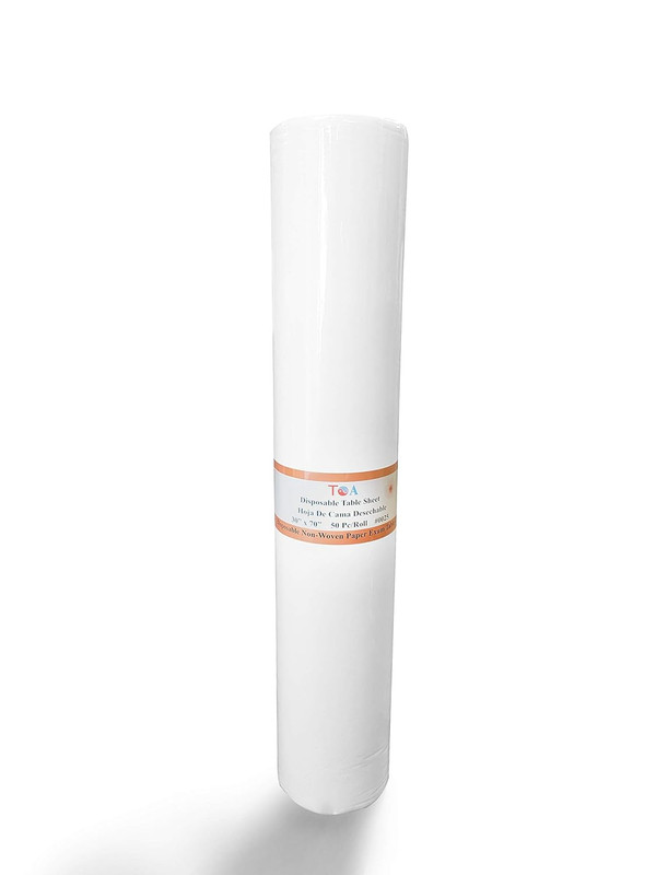 Massage Bed Cover - 50 Sheets per Roll, 75 X 32 Inches (1 Roll) Non-Woven Dispos gallery