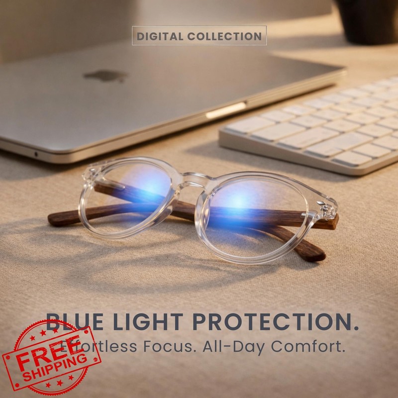 2SeeLife Reading Glasses Clear +2.75 Blue Light TR-90 gallery