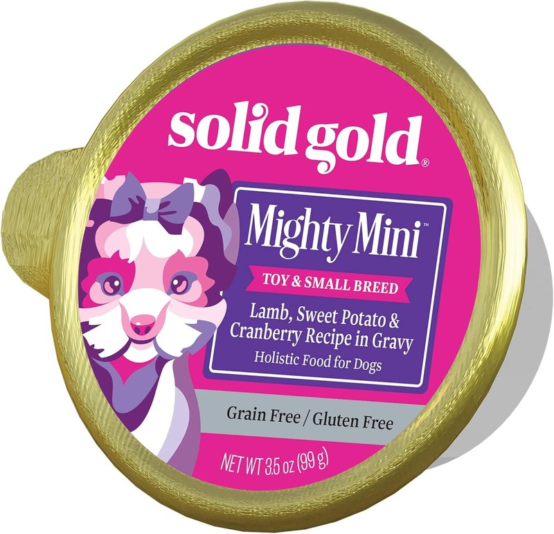 Solid Gold Mighty Mini Lamb,Sweet Potato & Cranberry Recipe Grain Free Wet Dog F gallery