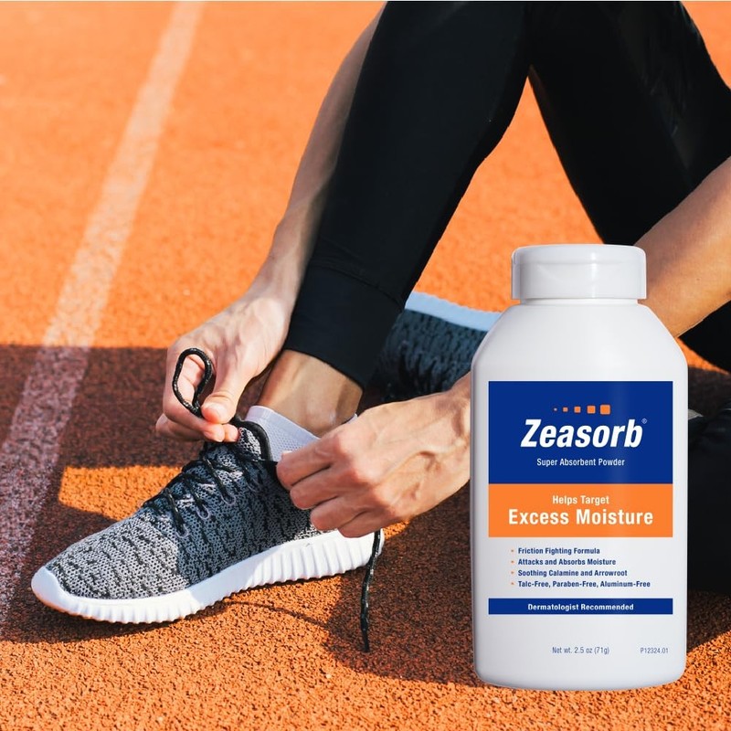 Zeasorb Excess Moisture Control Super Absorbent Foot & Body Powder, Dermatolo... gallery