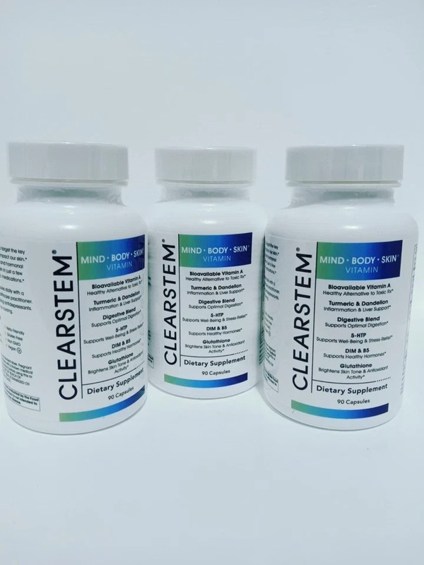 CLEARSTEM (Age+Acne) Mind•Body•Skin® Vitamin – 90 Capsules, 2 Pack gallery
