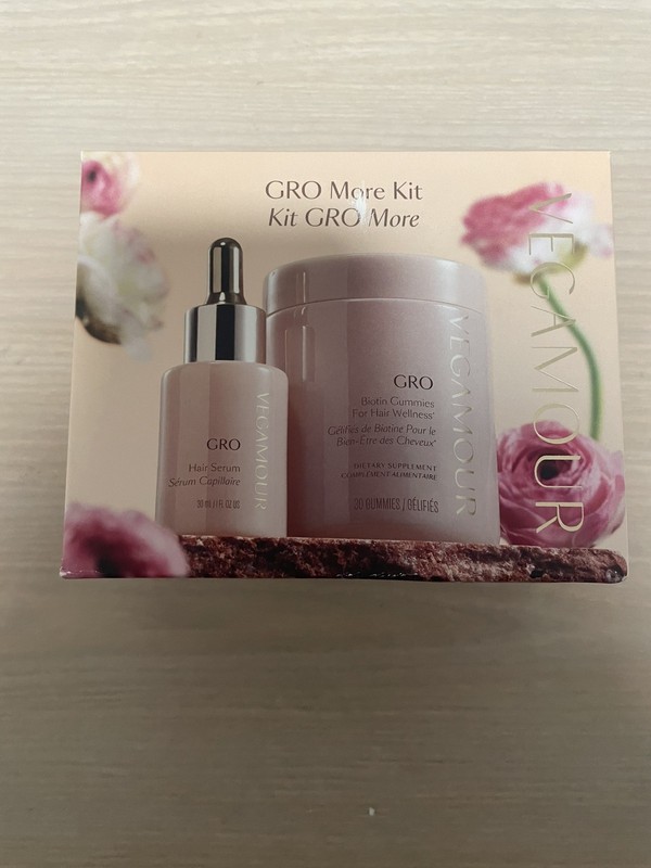 Vegamour GRO More Kit Gummies And Hair Serum- 30 Gummies value @ $100