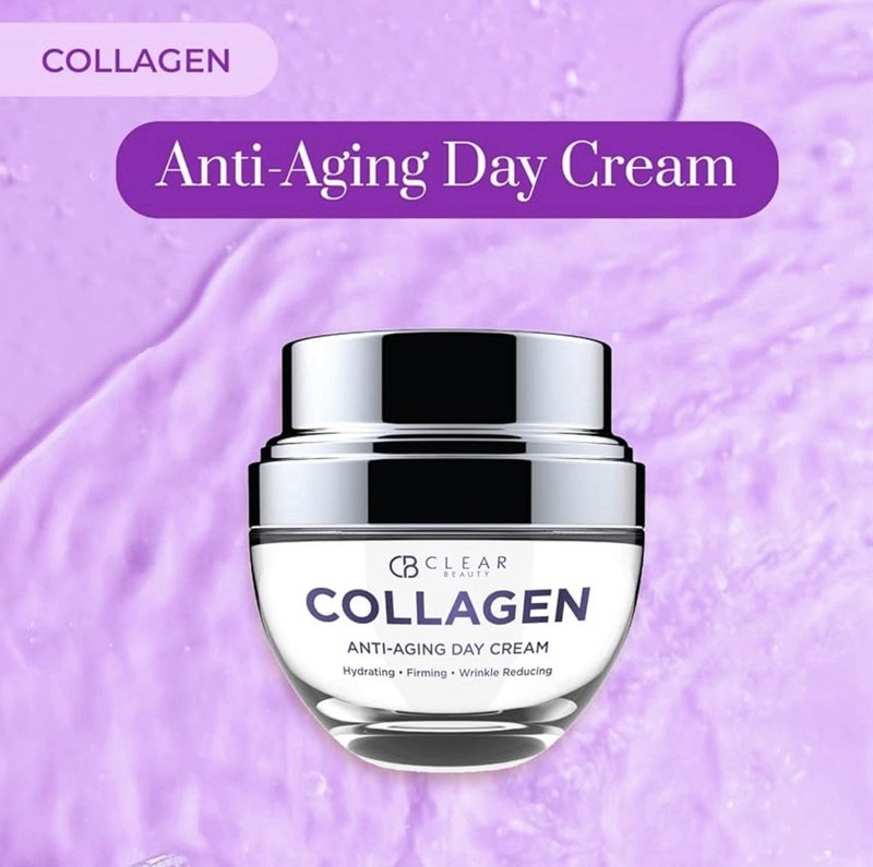 Clear Beauty Collagen Day & Night Cream Anti Aging - Duo Pack - 2x50ml gallery