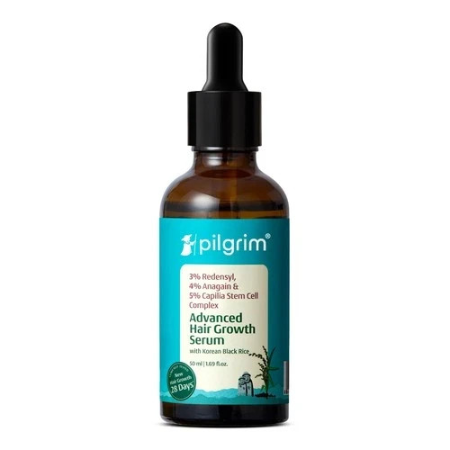 Pilgrim Redensyl And Anagain Advanced Hair Growth Serum For All Hair Types 50ml