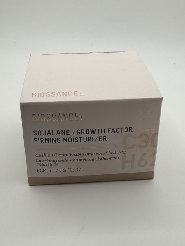 Biossance Squalane + Growth Factor Firming Moisturizer 1.7 fl oz. 50 mL NIB