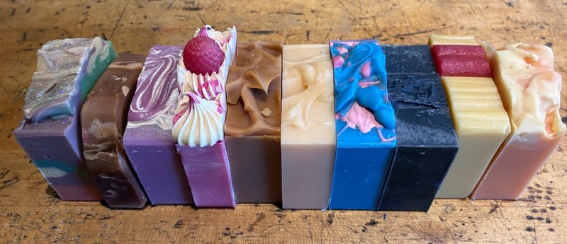 Artisan Soap Close Out Bundle 5 pounds Handmade Various Scents & Unscented