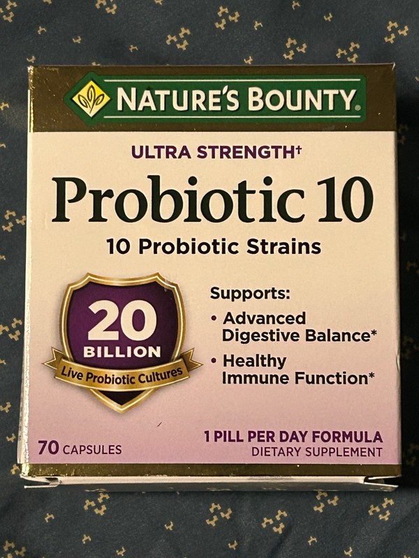 Nature’s Bounty Ultra Strength Probiotic 10, 70 Capsules (Expires 5/2027)