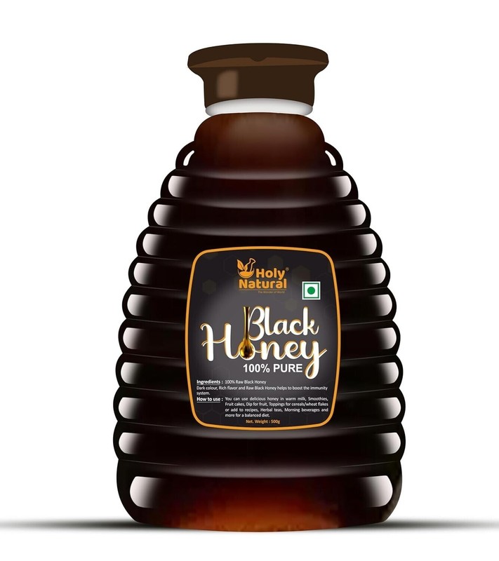 HN Black Honey (500 gm) | Pure & Natural | No Added Sugar & Color