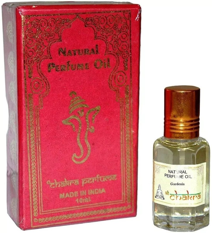 Chakra Natural Attar Perfume Oil Indian Perfume Without Alcohol Gardenia 10ml gallery