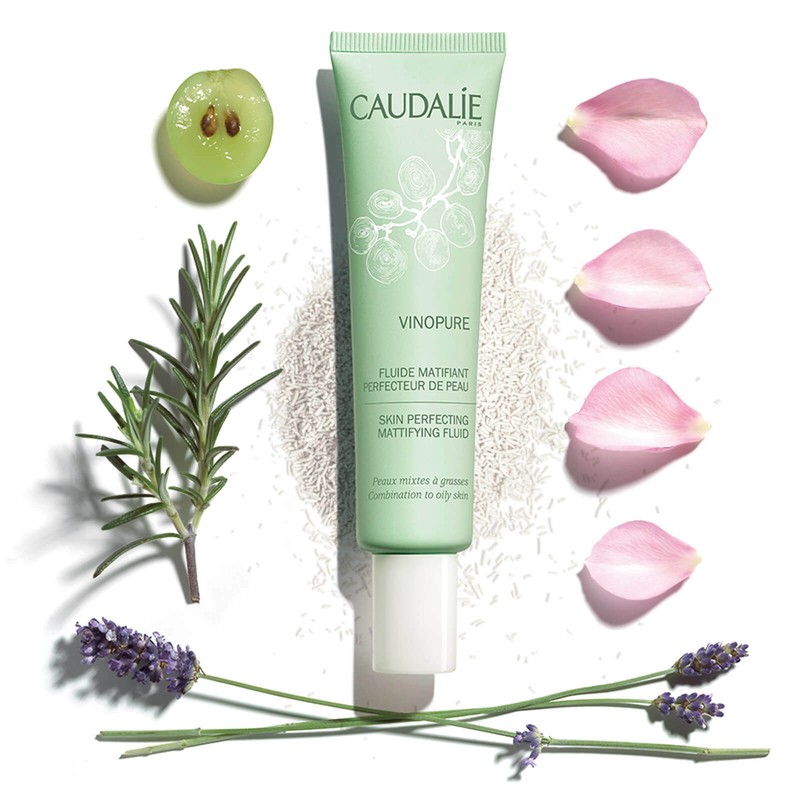Caudalie Vinopure Skin Perfecting Mattifying Fluid 1.3 oz 40 ml new in box