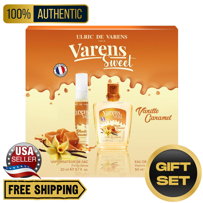 Ulric de Varens Vanille Caramel Vanilla Women’s Perfume Gift Set EDP 50ml + 20ml