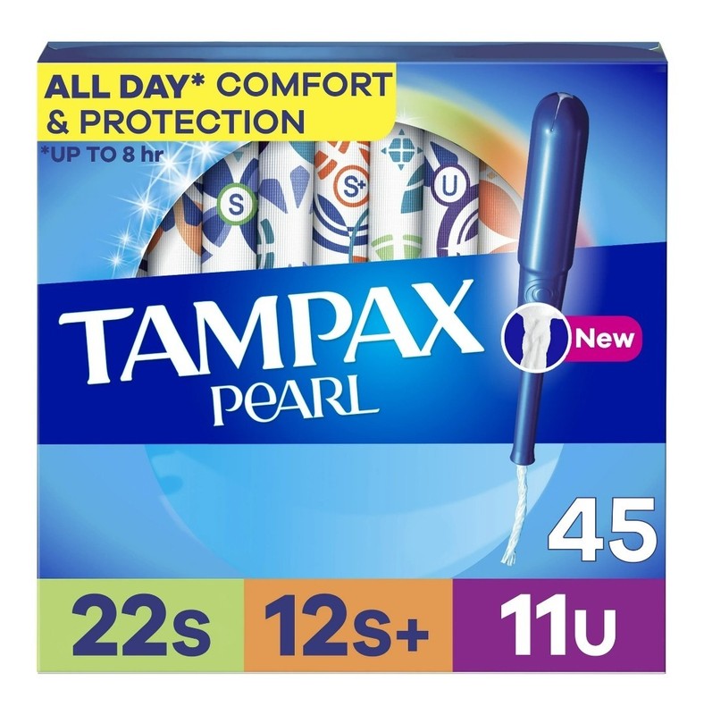 Tampax Pearl Tampons Trio Multipack Super/Super Plus/Ultra Absorbency Unscented