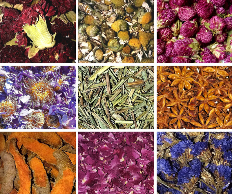DRIED HERBS {A-K} 1 oz Bag - Organic Apothecary Flowers Leaves Roots Resins DIY gallery