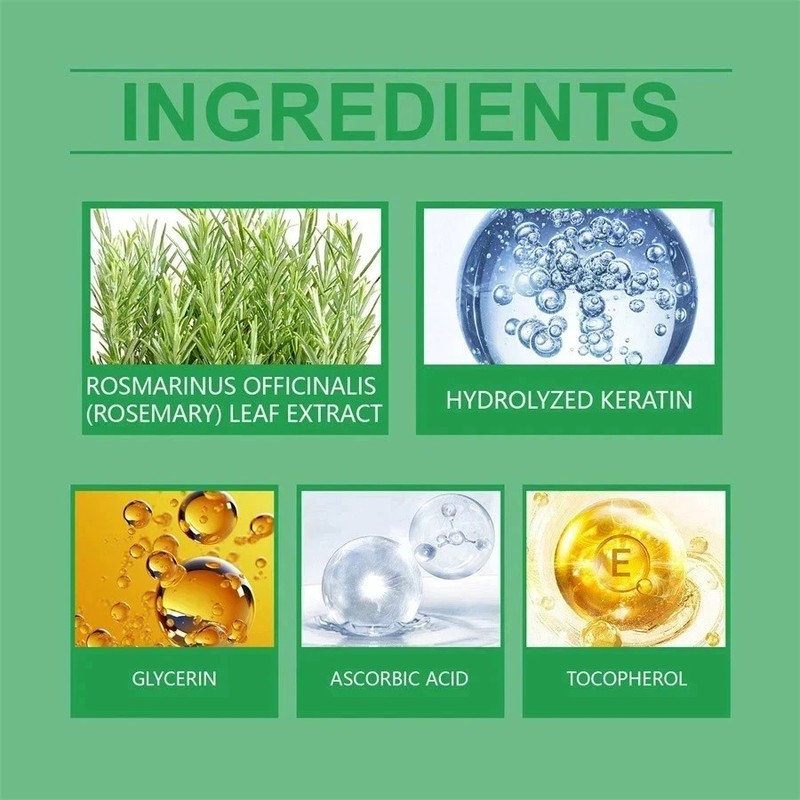 Tgideas Organic Rosemary Hair Growth Shampoo for Women and Men-Natural Thicke gallery