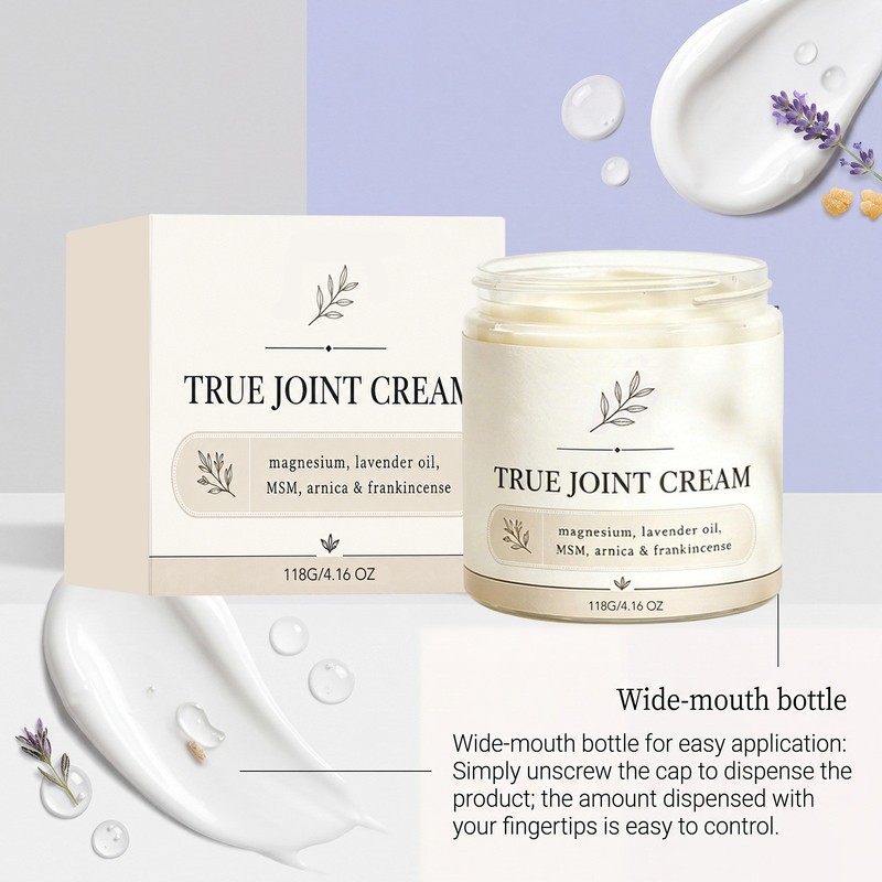 1-5PACK Organics True Joint Cream, Moisturizing Massage Cream for Body Joints ~ gallery