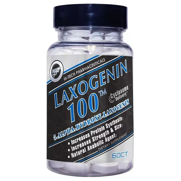 Hi-Tech Pharmaceuticals – Laxogenin 100 Natural Anabolic Muscle Builder 60 Caps