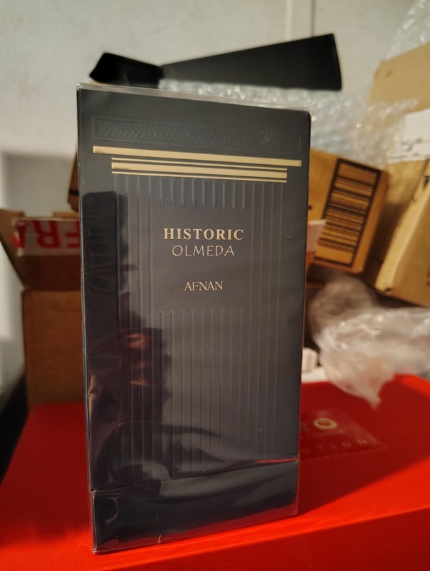 Afnan Historic Olmeda EDP Spray for Men, 3.4oz, Pink Pepper, Cedar, Patchouli