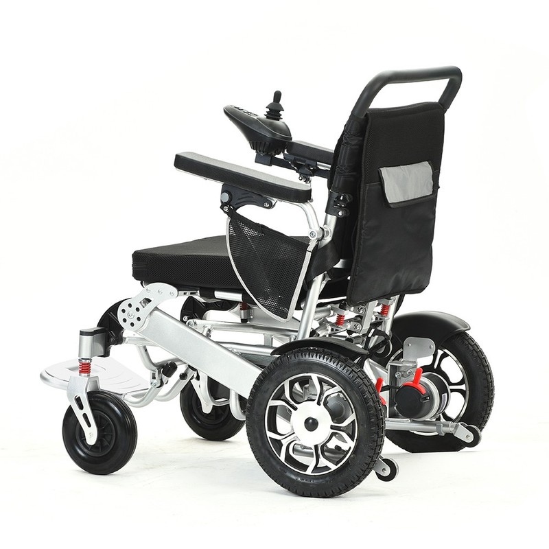 Electric Wheelchair Foldable Mobility Wheelchair 18" Seat 300lb for Adult gallery