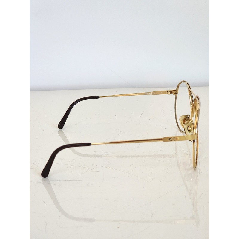 Christian Dior Monsieur Vintage Aviator Glasses Gold Frames 2332 Austria 135 47 gallery