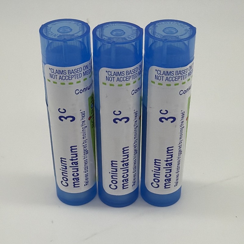 (3) Boiron Conium Maculatum 3C, 80 Pellets Each EXP: 03/2030