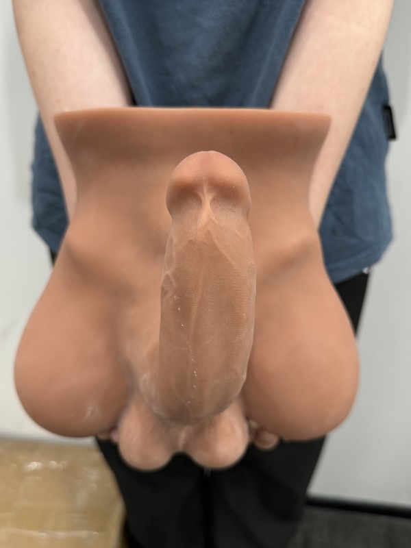 Huge Lifelike Dildo Sex Doll Male Body Torso Adult Toy Big Penis For Women Tan gallery