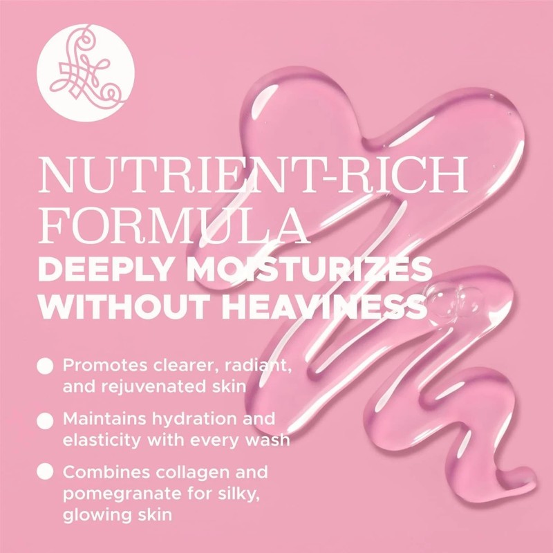 LUSETA (JUMBO 2-PACK!) Rose Oil SOOTHING & MOISTURIZING Body Wash - 33.8 Oz EA gallery