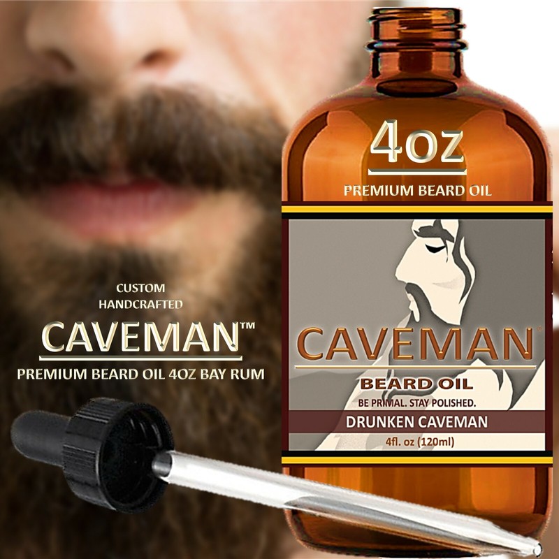 4oz Caveman™ Beard Taming Men Mustache Barber Grooming Style Growth Oil 14 Scent gallery