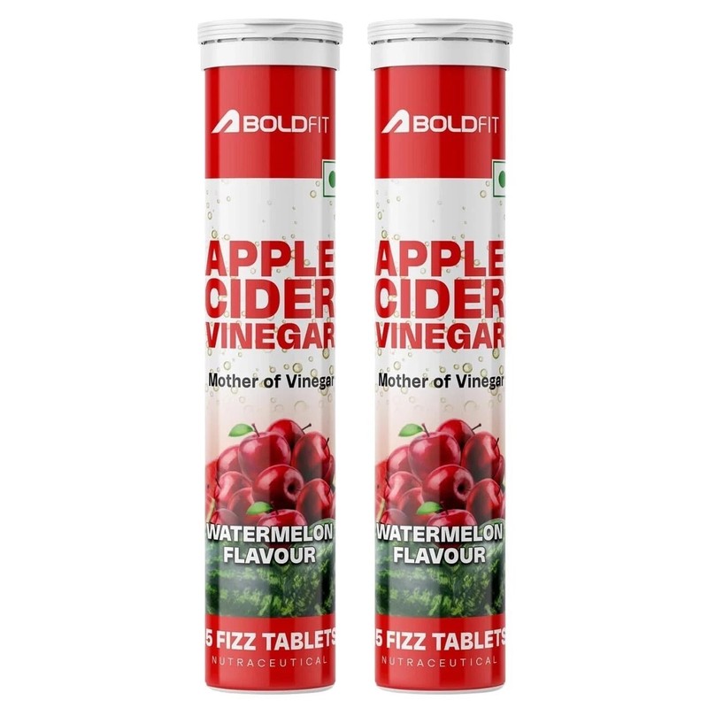 Boldfit Apple Cider Vinegar Tablets With Mango Flavor-(Pack Of 2)