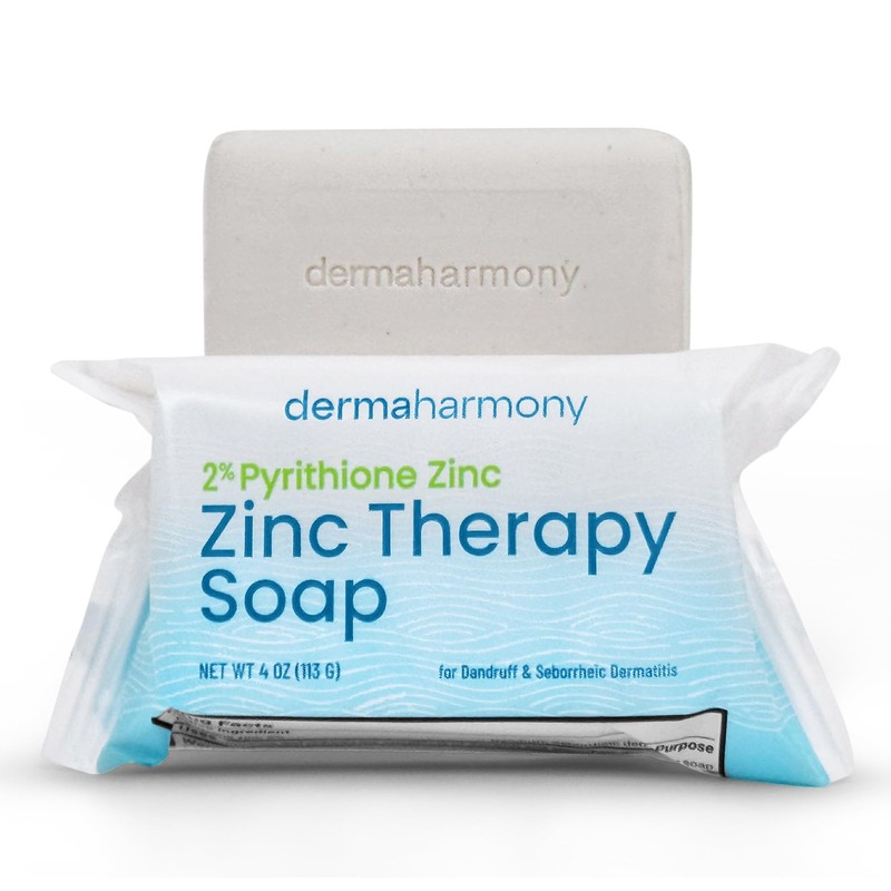 2% Pyrithione Zinc (ZnP) Bar Soap 4 oz – 4 Ounce (Pack of 1)