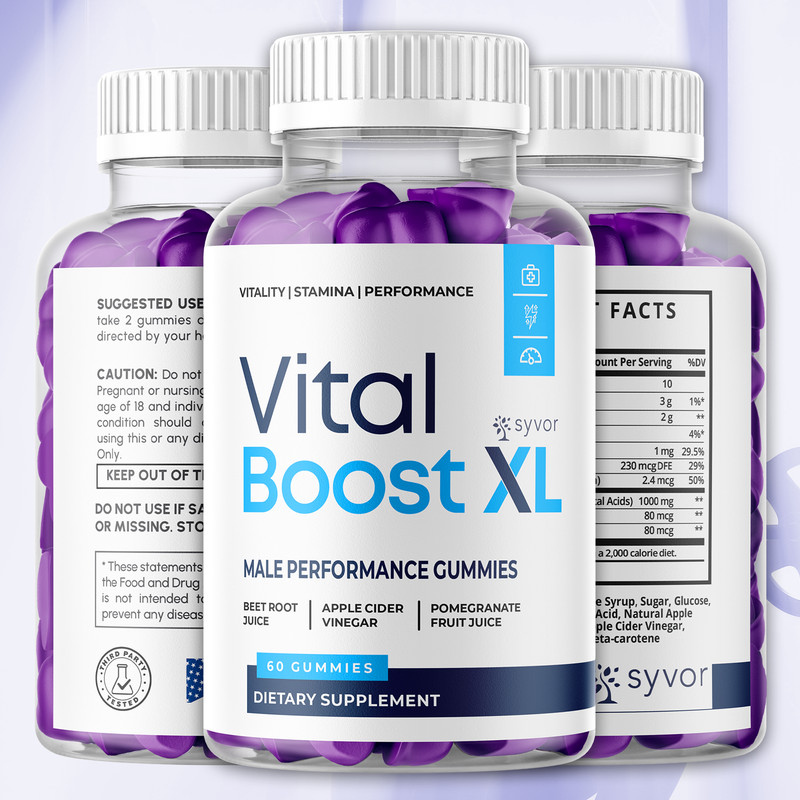 (1 Pack) Vital Boost XL Male Gummys Advanced Formula VitalBoost XL 60 Gummies gallery