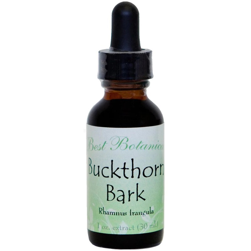Buckthorn Bark Extract Herbal Tincture w/ Dropper + Free Ship USA