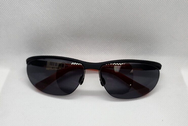 DENALI STRENGTH SUNGLASSES 62-15-135 MATTE BLACK/ORANGE gallery