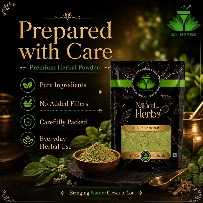 SAI HERBS Kamal Kesar Powder Nelumbo Nucifera Stigmas Lotus Saffron Natural gallery
