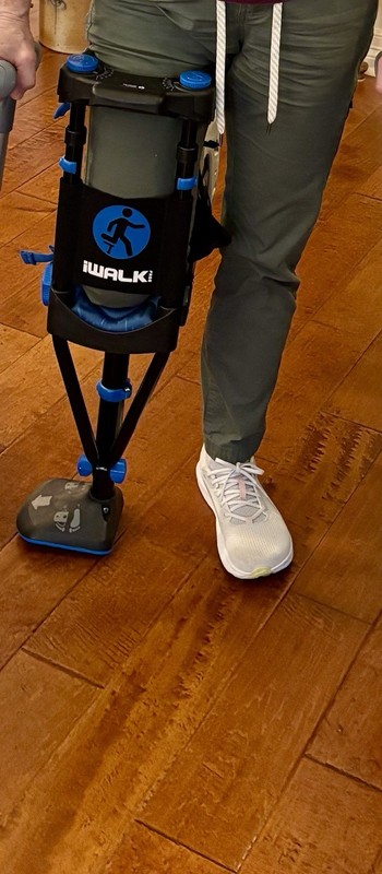 iWALK iWALK 3.0 Hands-Free Crutch Adjustable Lightweight Black/Blue