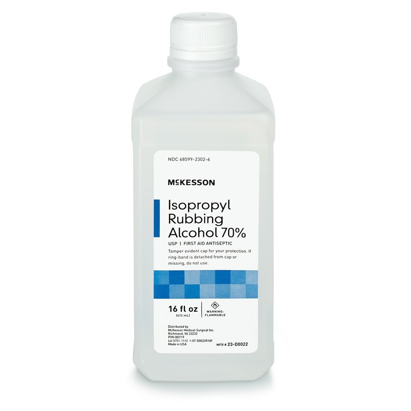 McKesson Antiseptic Isopropyl Alcohol 16 oz. Bottle 70% Strength 1 Ct